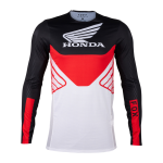 Fox Cross Shirt 2024 Flexair Honda - Zwart / Wit
