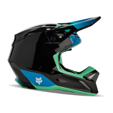 Fox Motocross Helmet V1 Ballast - Black / Blue