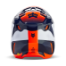 Fox Motocross Helmet V3 Revise - Navy / Orange