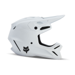 Fox Youth Motocross Helmet V3 Solid - Mat White