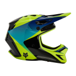 Fox Youth Motocross Helmet V3 Streak - Black / Yellow
