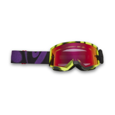 Fox Motocross Goggle Main Emotion Spark - Fluo Red