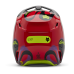 Fox Motocross Helmet V1 Emotion - Fluo Red