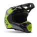 Fox Motocross Helmet V1 Lean - Grey / Yellow