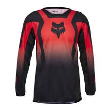 Fox Youth Motocross Jersey 2025 180 Lean - Fluo Red