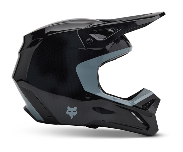 V1 Fox Youth Motocross Helmet V1 Taunt Black