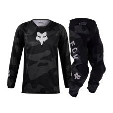 Fox Youth Motocross Gear 2025 180 BNKR - Black Camo