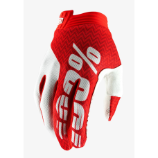 100% Motocross Gloves iTrack - Red / White