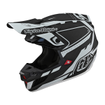 Troy Lee Designs Crosshelm 2021F SE5 Carbon MXSE - Zwart / Wit