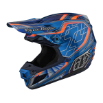 Troy Lee Designs Crosshelm 2021F SE5 Composite Lowrider - Blauw