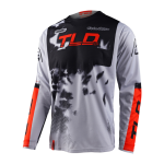 Troy Lee Designs Cross Shirt 2022F GP Astro - Licht Grijs / Oranje