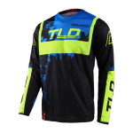 Troy Lee Designs Cross Shirt 2022F GP Astro - Zwart / Geel