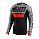 Troy Lee Designs Cross Shirt 2022F SE Pro Air Lanes - Zwart / Oranje