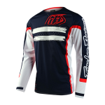 Troy Lee Designs Cross Shirt 2022F SE Pro Marker - Navy / Rood