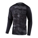 Troy Lee Designs Cross Shirt 2022F SE Pro Air Vox - Camo Zwart