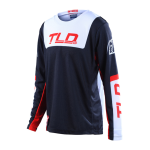 Troy Lee Designs Kinder Cross Shirt 2022S GP Fractura - Navy / Rood