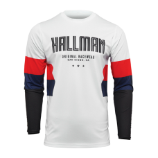 Thor Cross Shirt 2025 Hallman Differ Draft - Wit / Rood / Navy