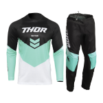 Thor Crosskleding 2022 Sector Chev - Zwart / Mint
