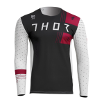 Thor Cross Shirt 2022S Prime Strike - Vintage Wit / Maroon