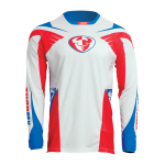 Thor Cross Shirt 2023 Pulse 04 LE - Rood / Wit / Blauw