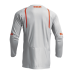 Thor Cross Shirt 2024 Pulse Mono - Licht Grijs / Oranje