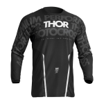 Thor Cross Shirt 2023 Pulse Mono - Zwart / Wit
