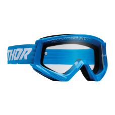 Thor Crossbril Combat Racer - Blauw / Wit