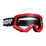 Thor Crossbril Combat Racer - Rood / Zwart