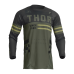 Thor Kinder Crosskleding 2024 Pulse Combat - Army / Zwart