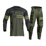 Thor Kinder Crosskleding 2023 Pulse Combat - Army / Zwart