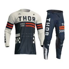 Thor Kinder Crosskleding 2024 Pulse Combat - Midnight / Vintage Wit