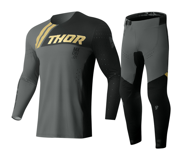 handel Afm Verleiding Thor 2023 Spring Motocross Gear : Thor Crosskleding 2023S Prime Drive -  Black / Grey