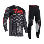 Thor Crosskleding 2024S Prime Aloha - Zwart / Grijs