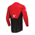 Thor Motocross Jersey 2025 Launchmode Forge - Red