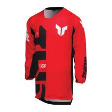 Thor Youth Motocross Jersey 2025 Launchmode Forge - Red