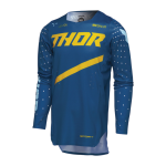 Thor Kinder Cross Shirt 2025 Sportmode Brave - Blauw