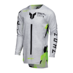 Thor Kinder Cross Shirt 2025 Sportmode Riot - Wit / Acid