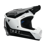 Thor Crosshelm Fleet Storm - Zwart / Wit