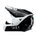 Thor Motocross Helmet Fleet Storm - Black / White