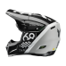 Thor Crosshelm Reflex Sport Riot - Zwart / Wit