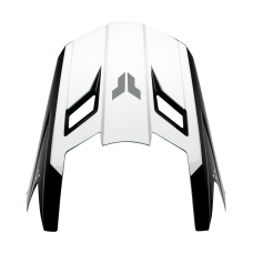 Thor Helmklep Fleet Storm - Zwart / Wit