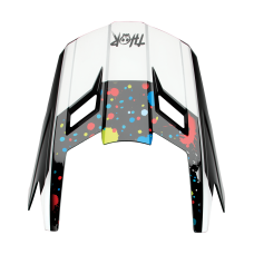Thor Youth Helmet Visor Fleet Splat - Black