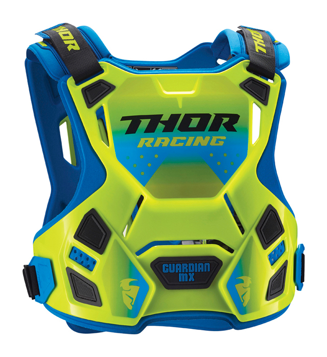 Thor 2021 Motocross Gear : Thor Body Protector Guardian MX - Green / Blue