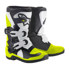 Alpinestars Kids Motocross Boots Tech 3S - Black / White / Yellow Fluo
