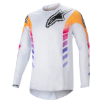 Alpinestars Cross Shirt 2023 Techstar LE Daytona - Haze Grijs / Fluo Oranje / Rhodamine