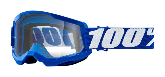 100% Crossbril Strata 2 - Blauw - Clear Lens
