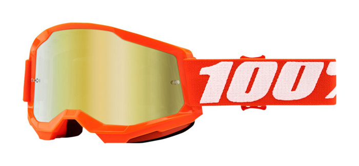 100% Crossbril Strata 2 - Orange - Spiegel Lens