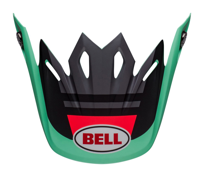Bell Helmklep Moto-9 Prophecy - Groen / Infrarood / Zwart