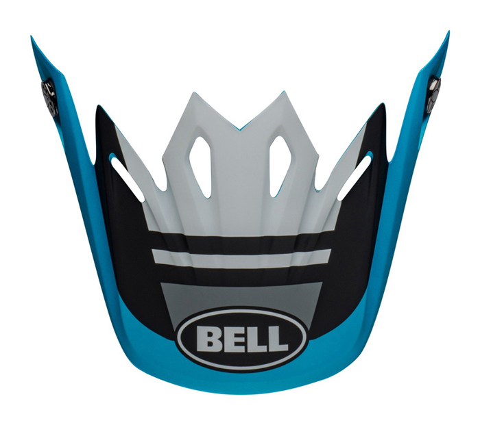 Bell Helmklep Moto-9 Prophecy - Wit / Zwart / Blauw