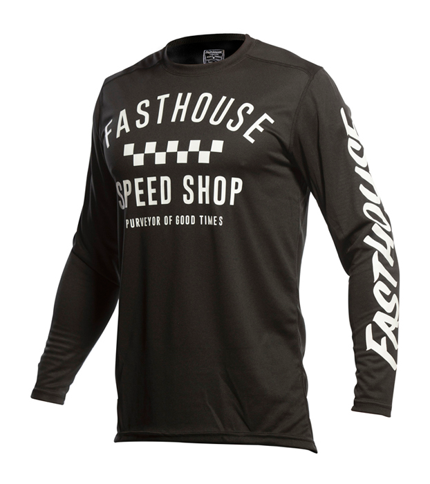Fasthouse Cross Shirt 2021 Carbon - Zwart